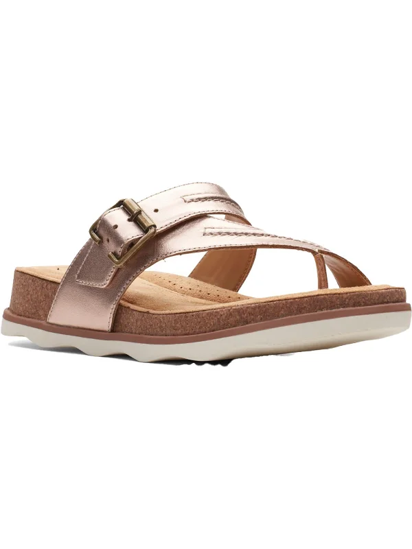 Sandals-for-gravel-pathsSandals for Casual Traction-Brynn Madi Womens Leather Strappy Slide Sandals