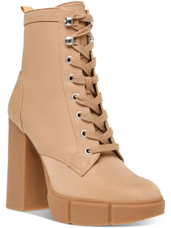 Bundle Ankle Boots-Hani Womens Ankle Booties Combat & Lace-up Boots