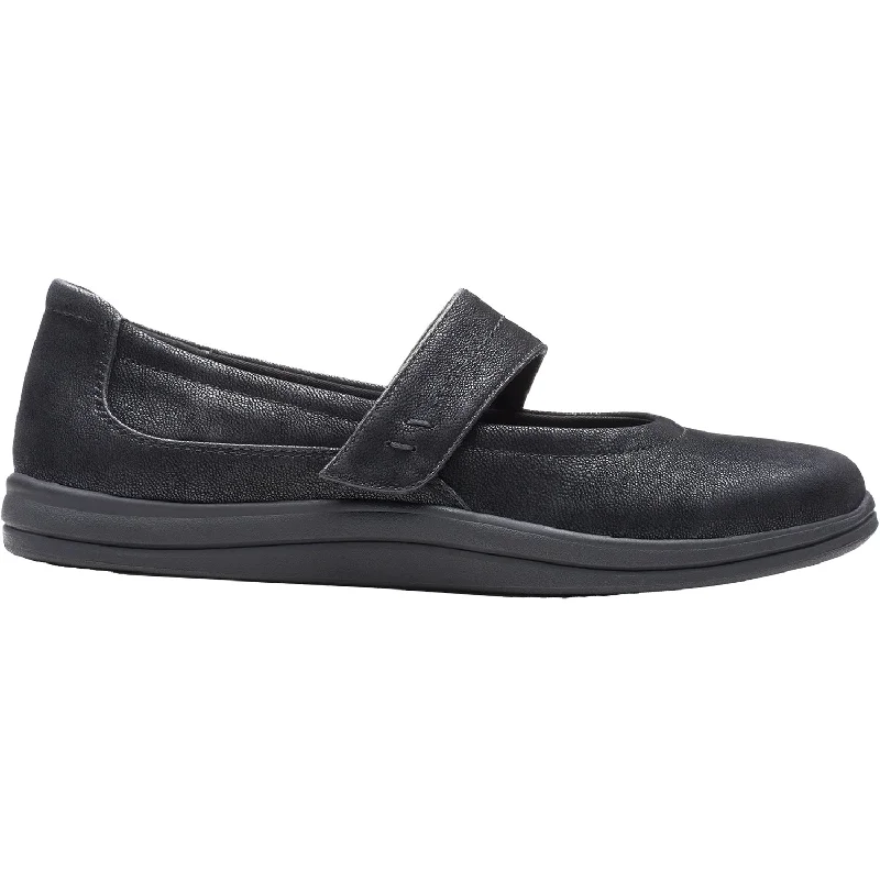 Surprise Casual Shoes-Casual shoes with smart soles-Women's Clarks Cloudsteppers Breeze MJ Black Synthetic