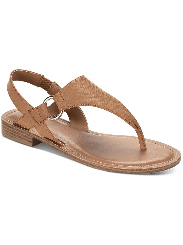 Sandals-for-teenagersSandals with High Support-Blairee Womens Faux Leather Casual Thong Sandals