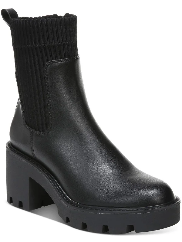 Small-Batch Ankle Boots-Womens Leather Ankle Ankle Boots