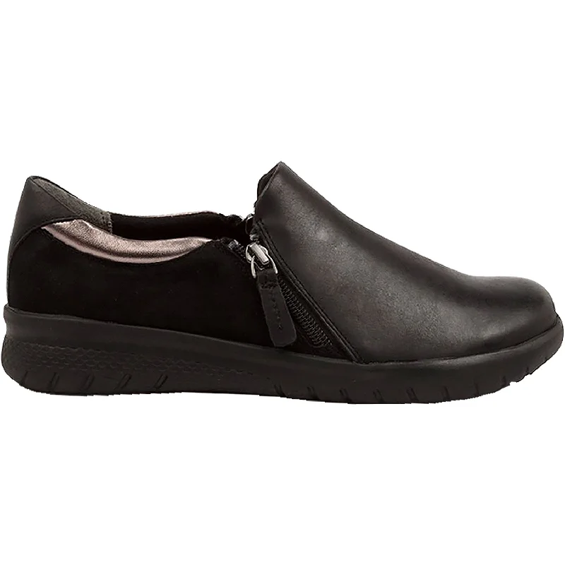 Pet Lover Casual Shoes-Casual shoes with soft comfort-Women's Ziera Sansa Black Multi Leather