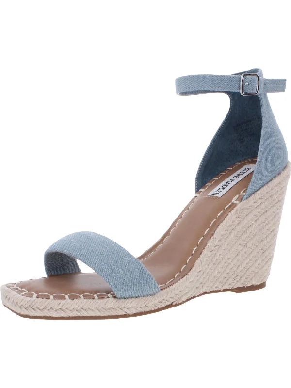 Sandals-for-bodybuildingSandals with Cool Support-Submit Womens Denim Ankle Strap Espadrilles