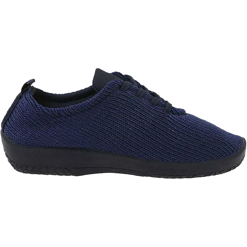 Grey Casual Shoes-Casual shoes for casual trips-Women's Arcopedico LS Navy Knit Fabric