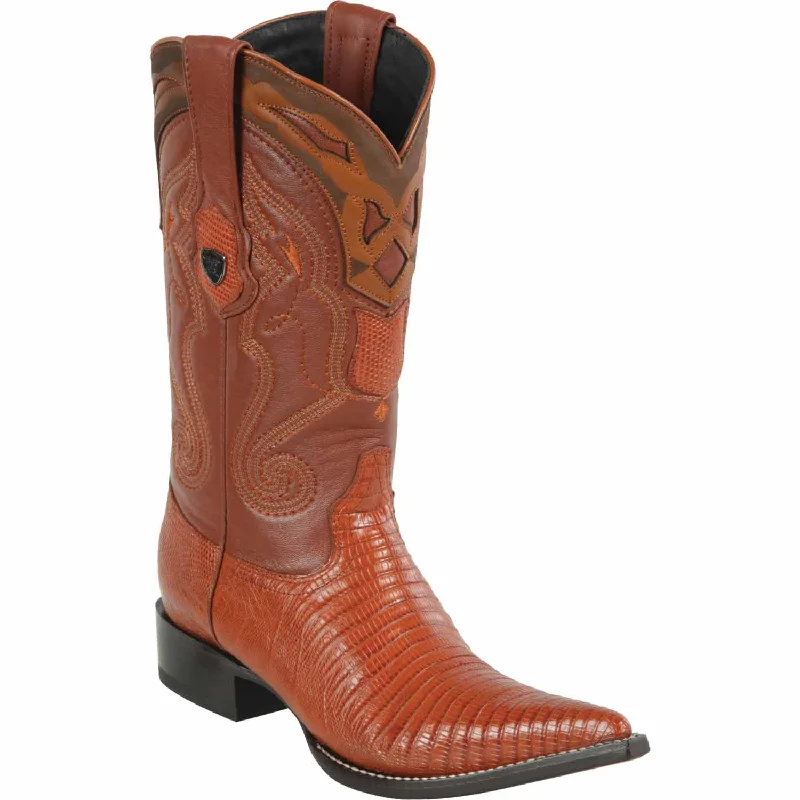 Men's Wild West Teju Lizard Skin 3X Toe Boots 29507