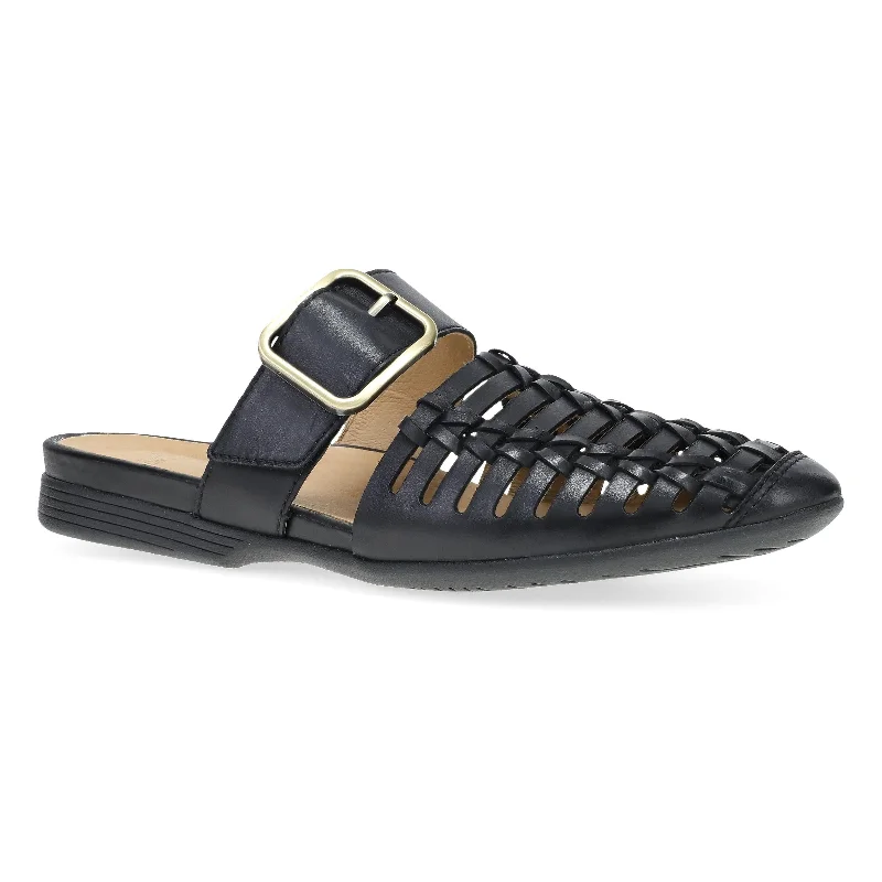 Leilani Black Burnished Nappa