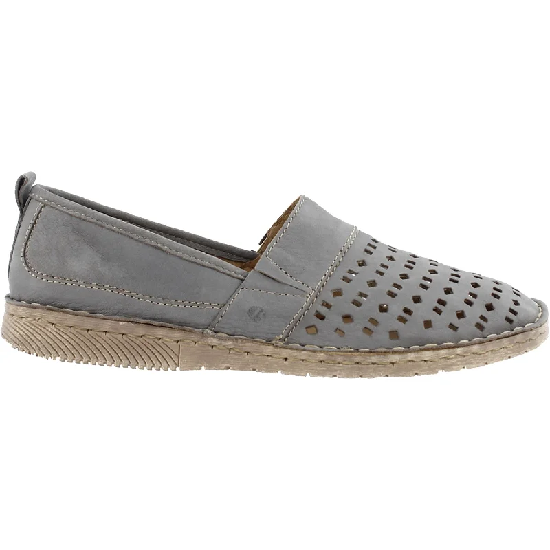 Library Casual Shoes-Casual shoes with chic appeal-Women's Josef Seibel Sofie 27 Grey Leather