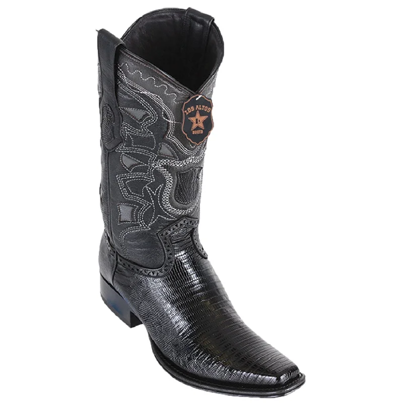 Men's Los Altos Lizard Skin European Square Toe Boots 7607