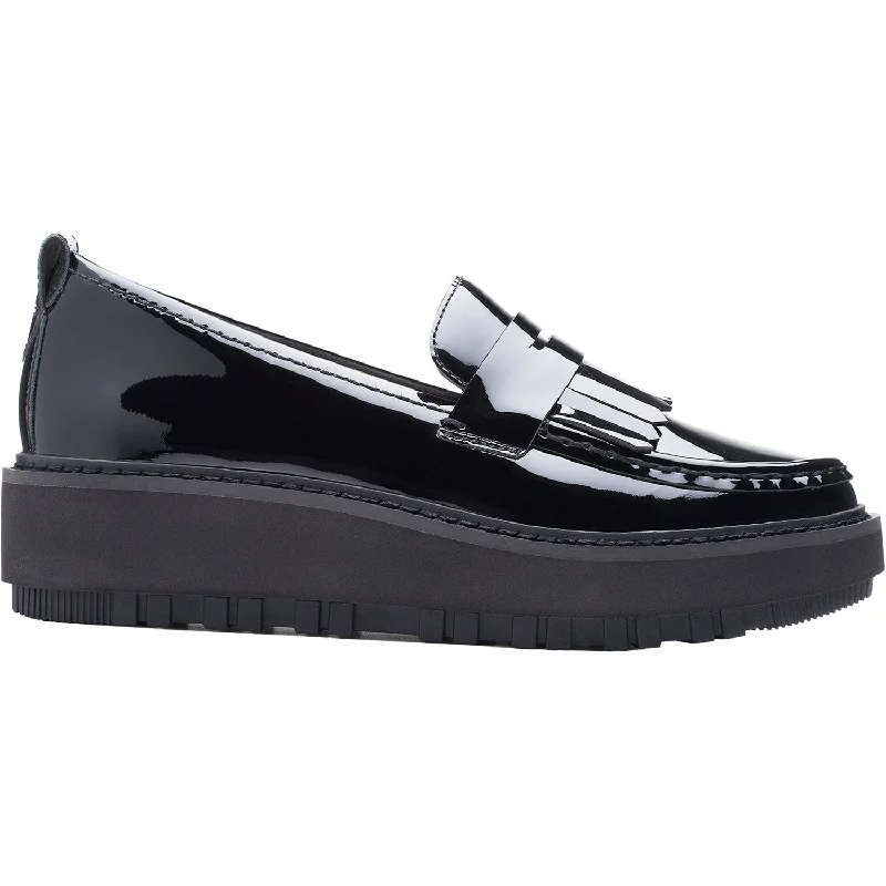 Hashtag Casual Shoes-Casual shoes with casual appeal-Women's Clarks Orianna Loafer Black Patent Leather