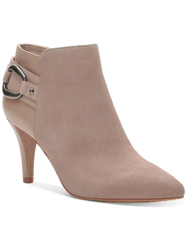 booties for high arches-  Selmente Womens Buckle Pointed Toe Booties