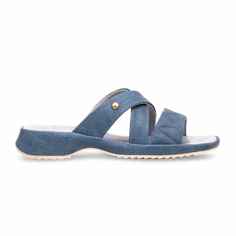 Slippers dream chaser-Slippers with light midsoles-Sky Blue Formal Slipper PU0403