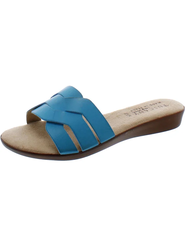 Sandals-for-tropical-vacationsSandals for Long Wear Comfort-NICIA Womens Faux Leather Slide Sandals