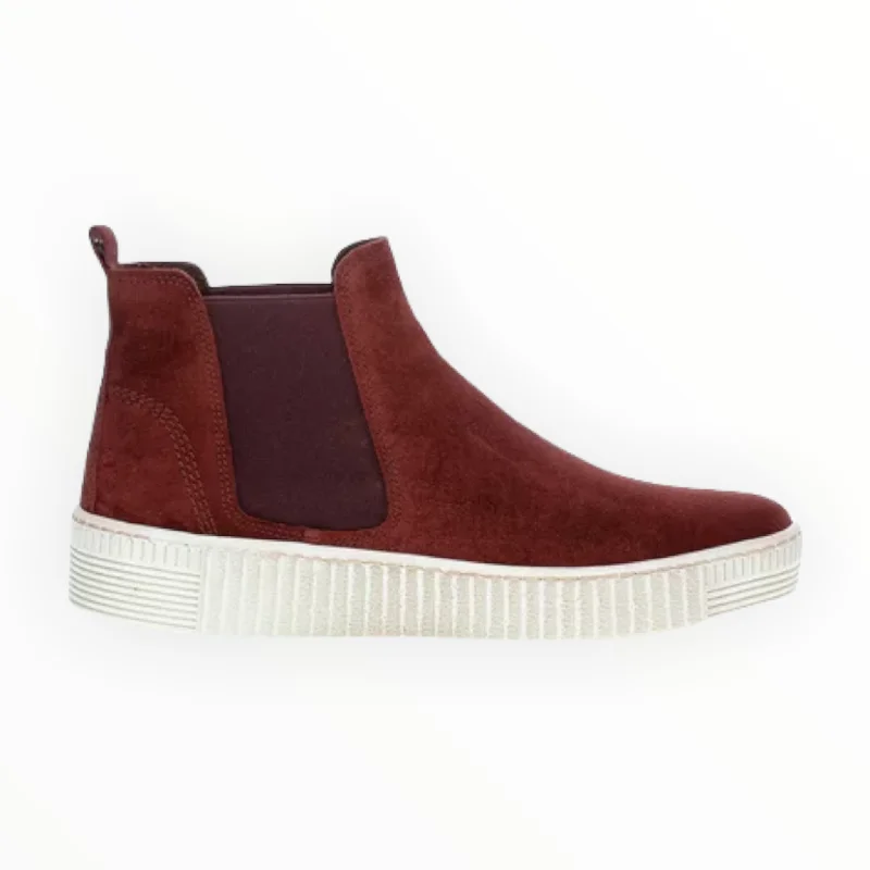 Dark Red Suede