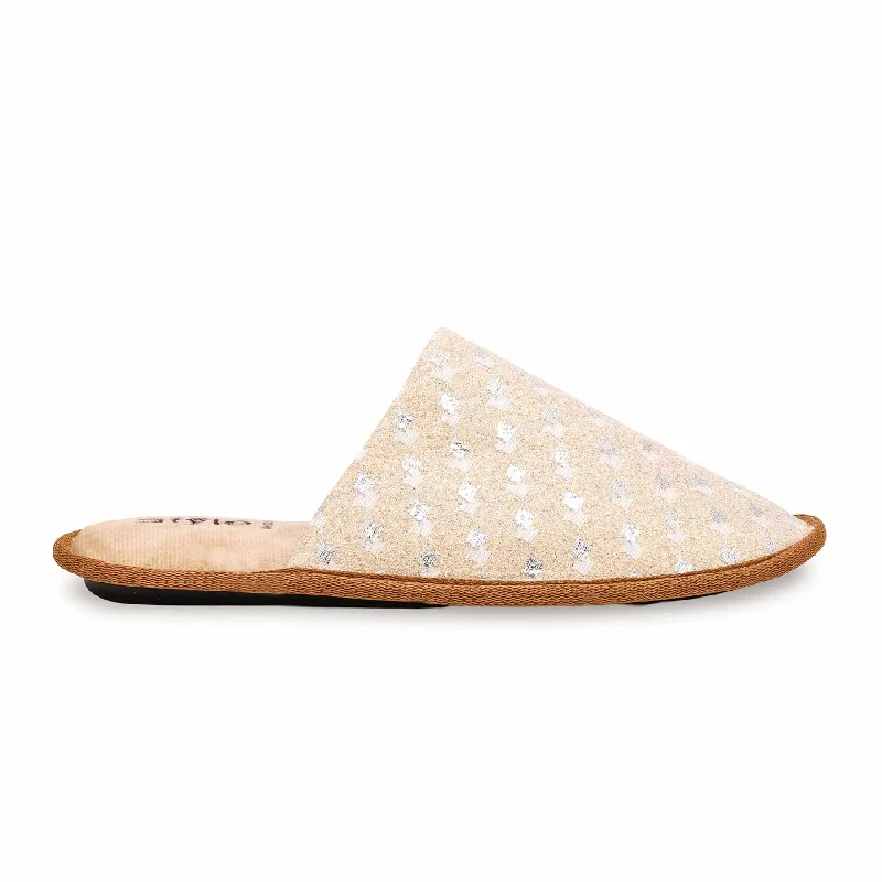 Slippers dinner cozy-Slippers for muddy naps-Golden Warm Slipper WN3043