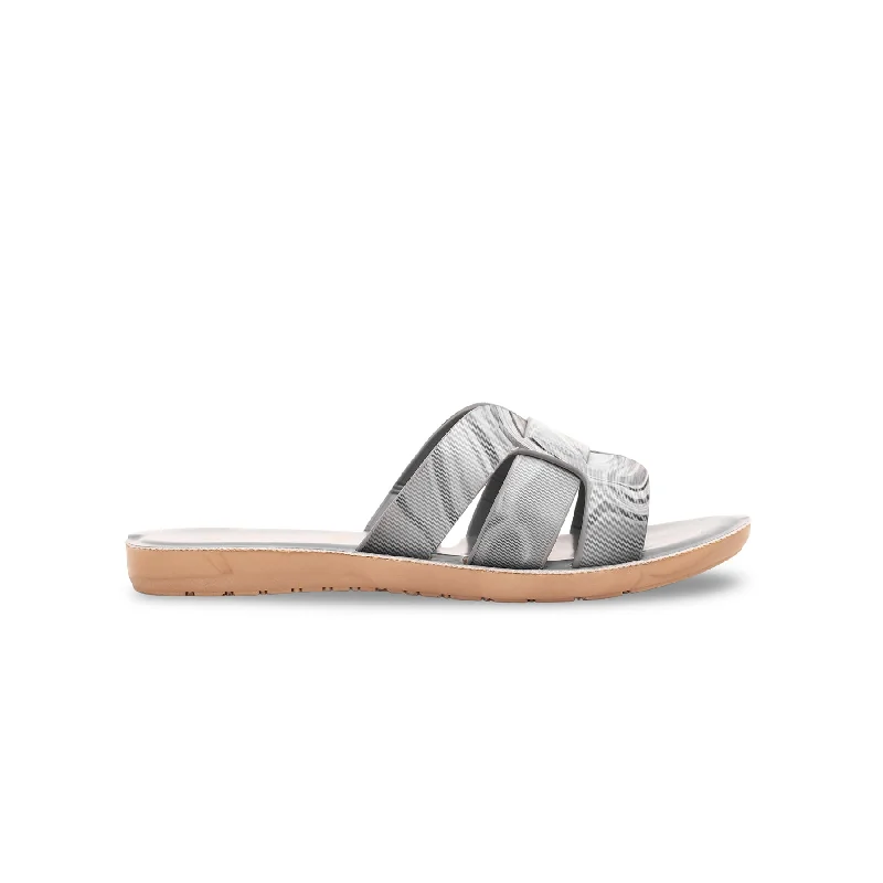 Slippers best friends-Slippers for indoor chilling-Girls Grey Casual Slipper KD9602