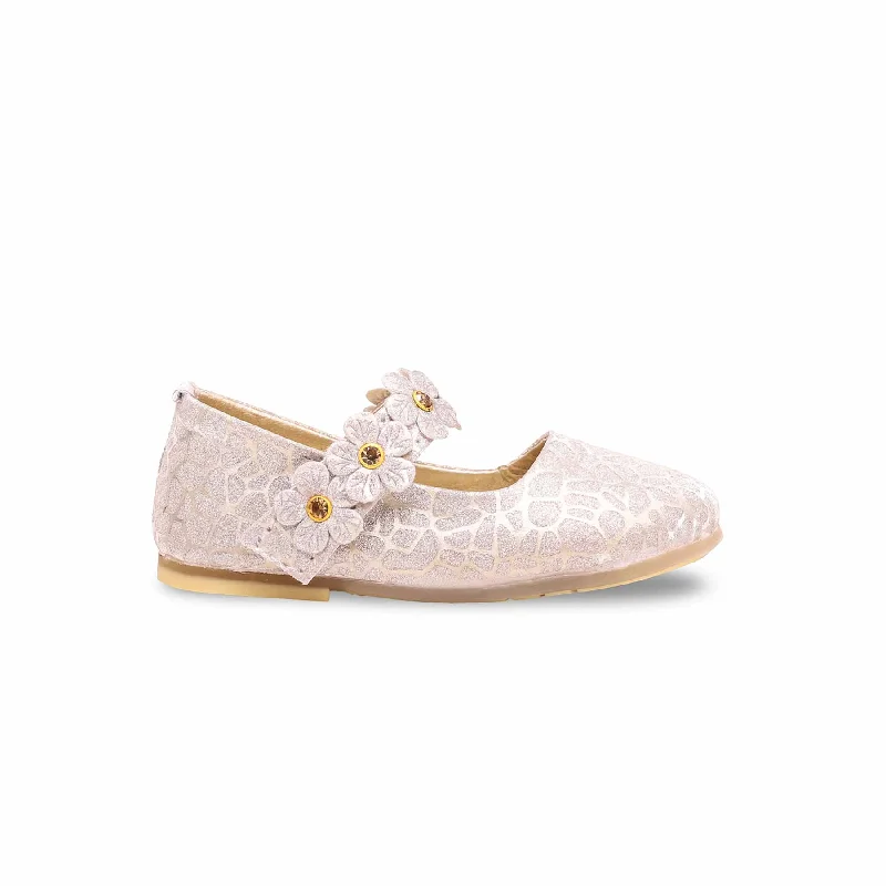 Girls Golden Fancy Pumps KD0898