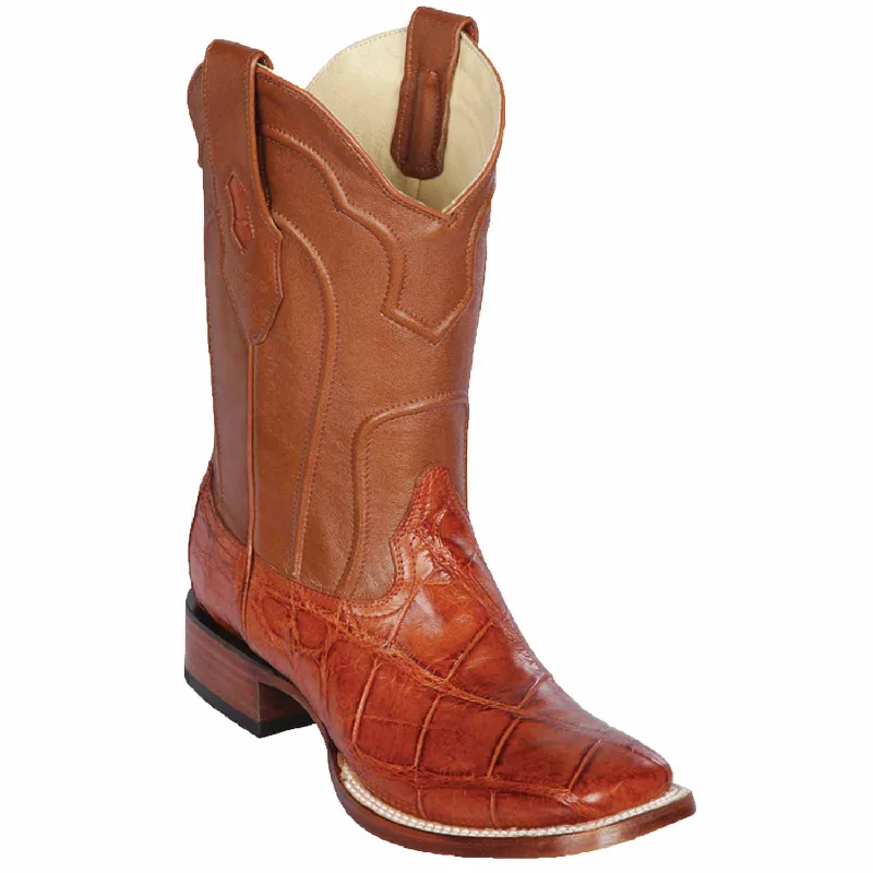 Men's Los Altos Alligator Wide Square Toe Boots 82258