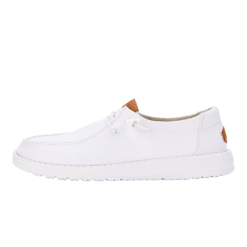 Wendy Stretch Canvas Wide - White