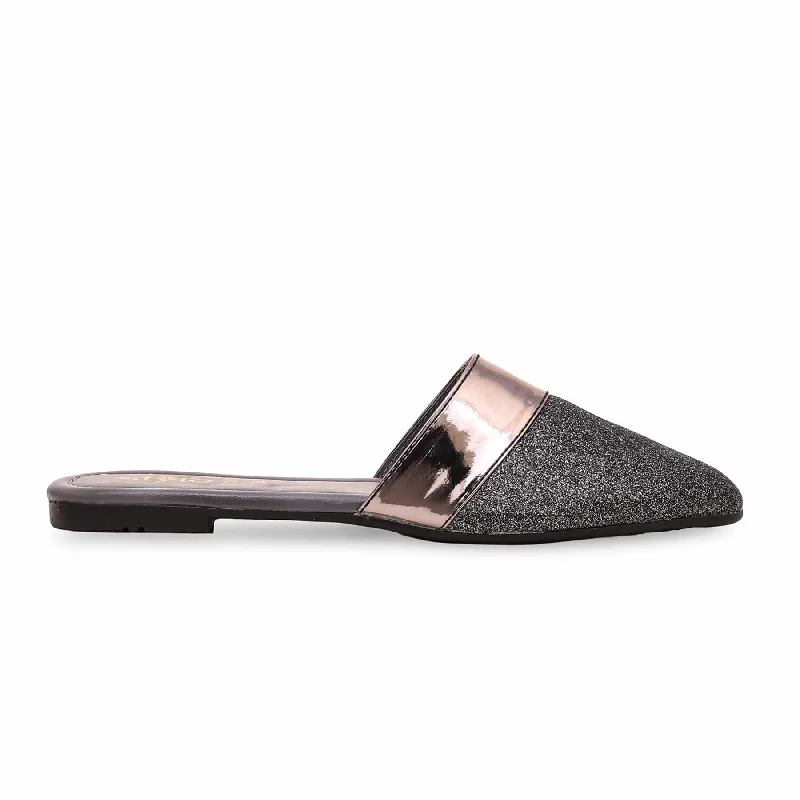 Slippers state logo-Slippers with firm heels-Grey Casual Mule CL1870