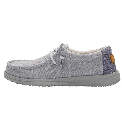 Loafers weatherproof-Loafers with supportive trends-Hey Dude Boy's Wally Youth Steel Size 5 | Boy’s Shoes | Boy's Lace Up Loafers | Comfortable & Light-Weight