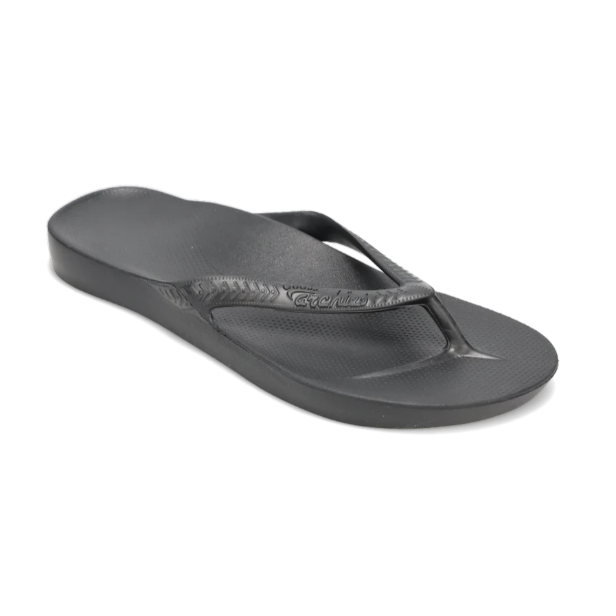 Women's Arch Support Flip Flop Black