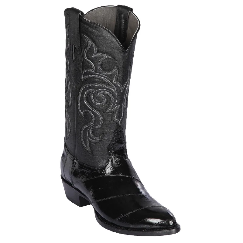 Men's Los Altos Eel Skin Medium Round Toe Boots 6008