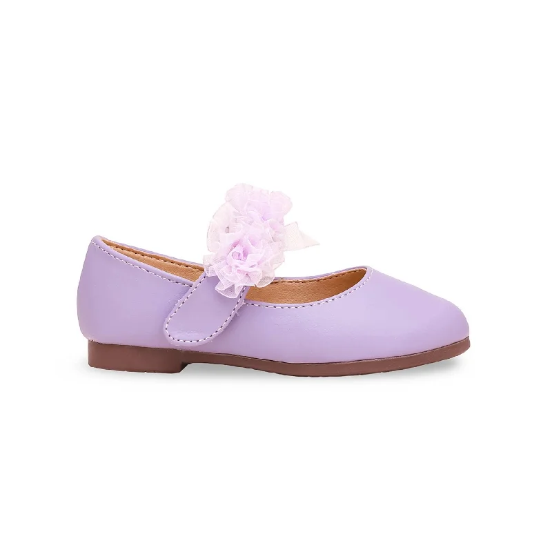 Girls Purple Casual Pumps KD2416