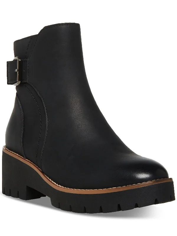 booties for boys-  Desiree Womens Faux Leather Outdoor Booties