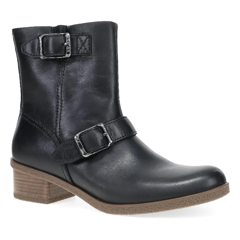 Delphine Black Waterproof Burnished