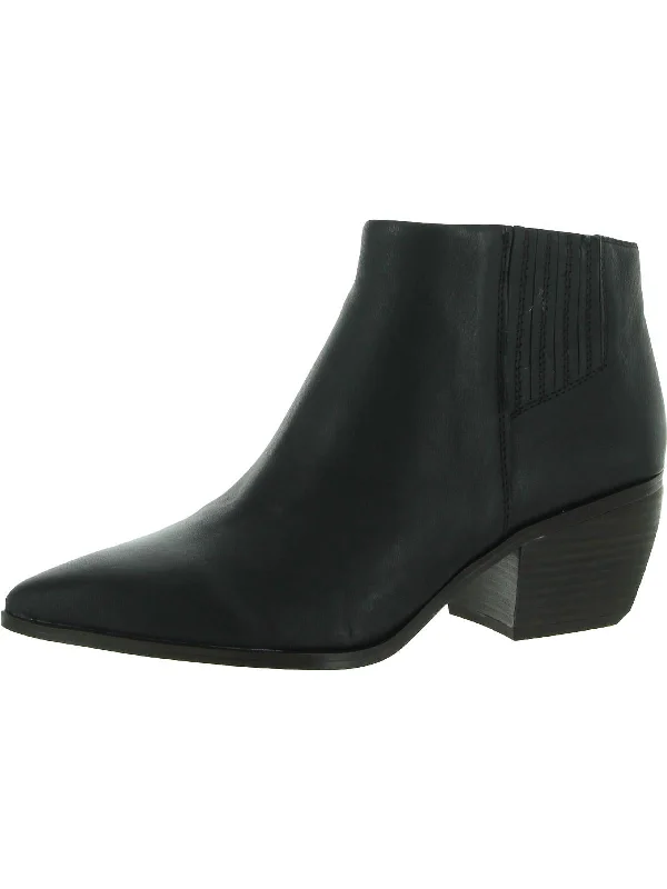 booties for young professionals-  Spur Womens Leather Heels Booties