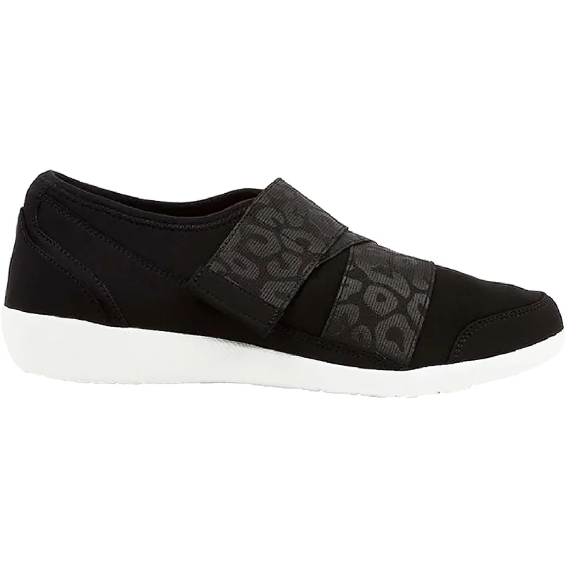 Relaxed Fit Casual Shoes-Casual shoes with modern soles-Women's Ziera Urban Black Leopard Neoprene/White Sole