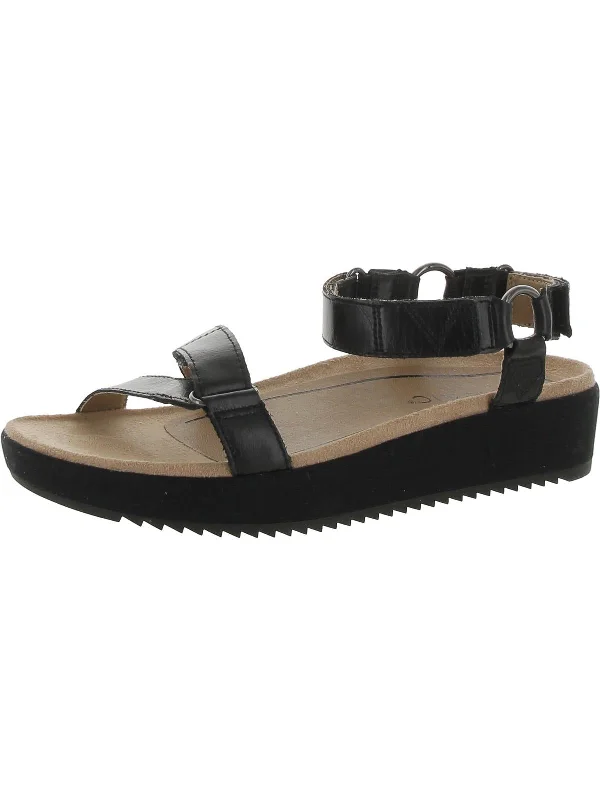 Sandals-for-elderlySandals with Fast Performance-Kayan Womens Leather Flatform Footbed Sandals