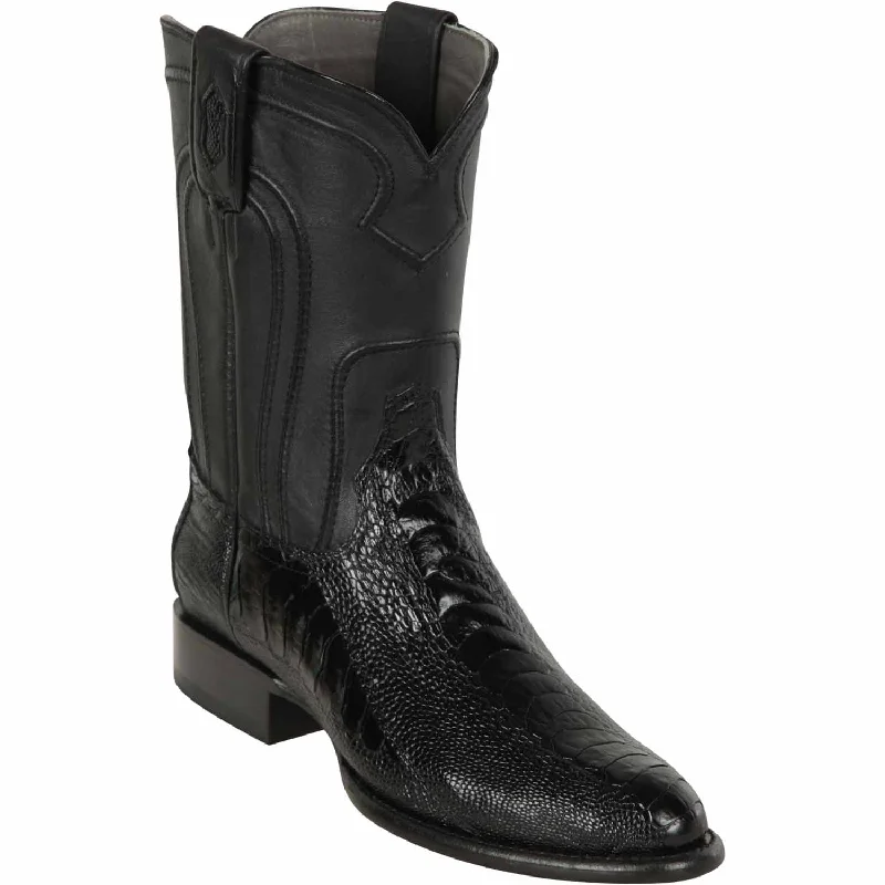 Men's Los Altos Original Ostrich Leg Roper Toe Boots 6905