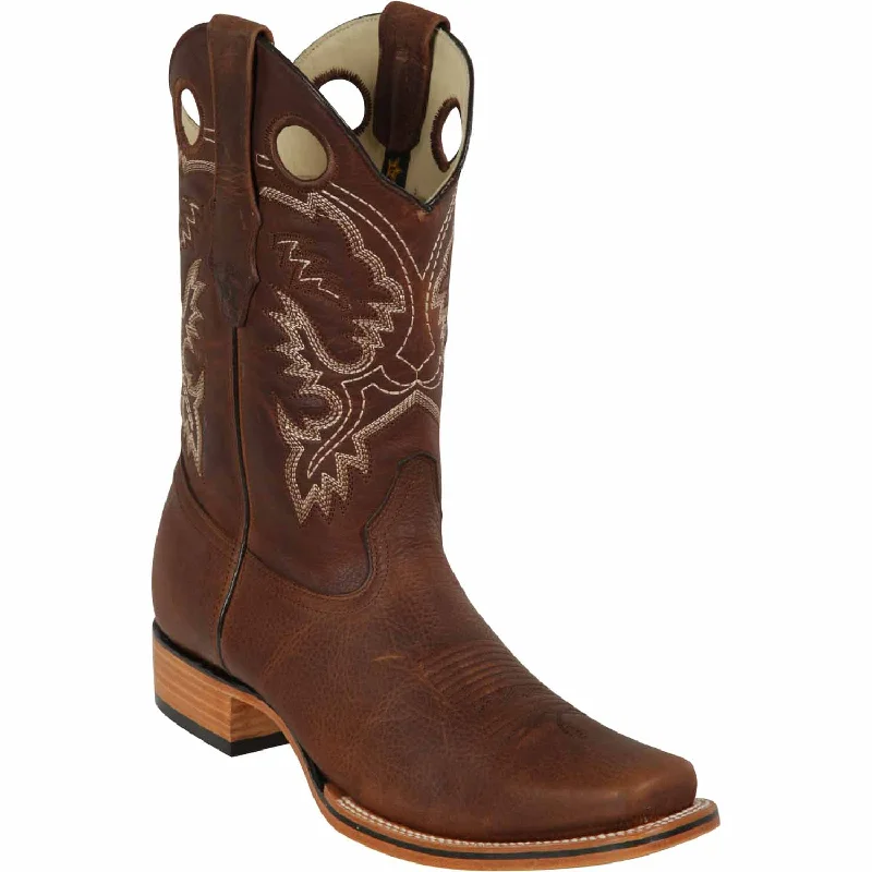 Men's Los Altos Genuine Leather Rodeo Square Toe Boots 81299