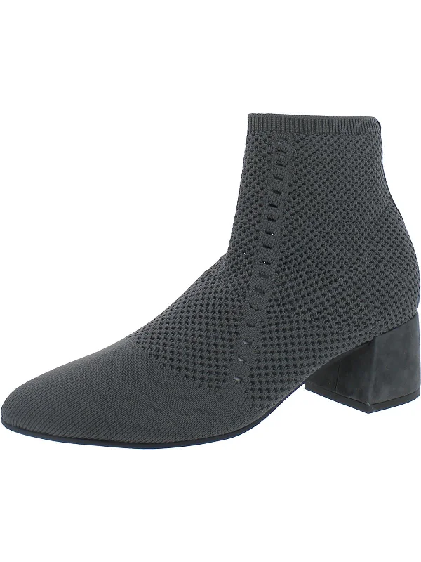 Lightweight Leather Ankle Boots-Womens Suede Solid Ankle Boots