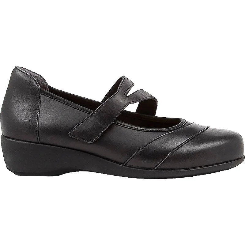 Adult Casual Shoes-Casual shoes with trendy style-Women's Ziera Shepard Black Leather