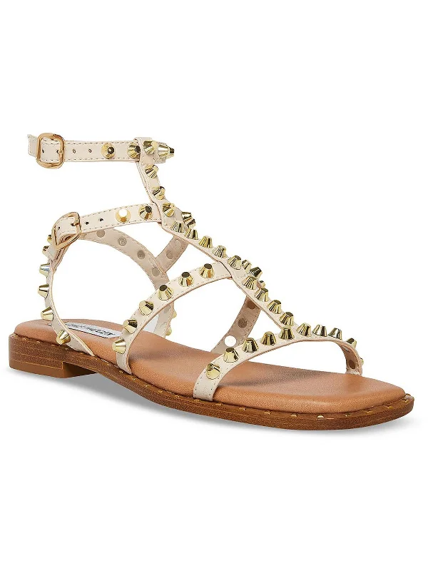 Sandals-for-winterSandals with Reliable Style-Sunnie Womens Faux Leather Studded Slingback Sandals