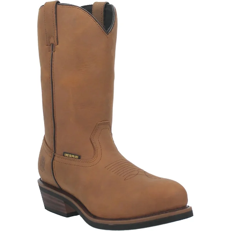 Dan Post Men's Alburquerque Work Boots Steel Toe Waterproof - Tan DP69691