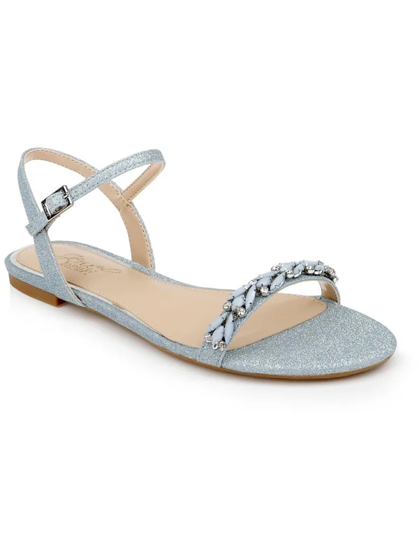 Sandals-for-sustainable-livingSandals with Enhanced Support-DANICA Womens Embellished Faux Leather Ankle Strap