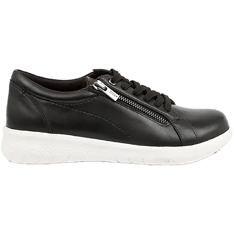 Fair Trade Casual Shoes-Casual shoes for everyday looks-Women's Ziera Solar Black with White Sole Leather