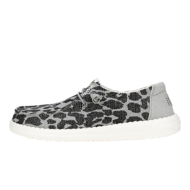 Wendy Leopard Sparkle  - Black/Grey