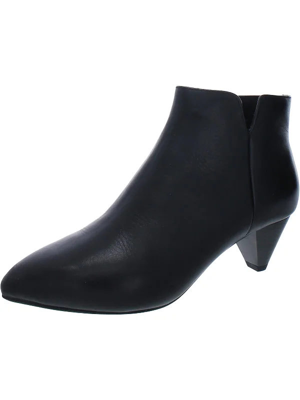 Best-Selling Ankle Boots-Milia V Womens Leather Pointed Toe Ankle Boots