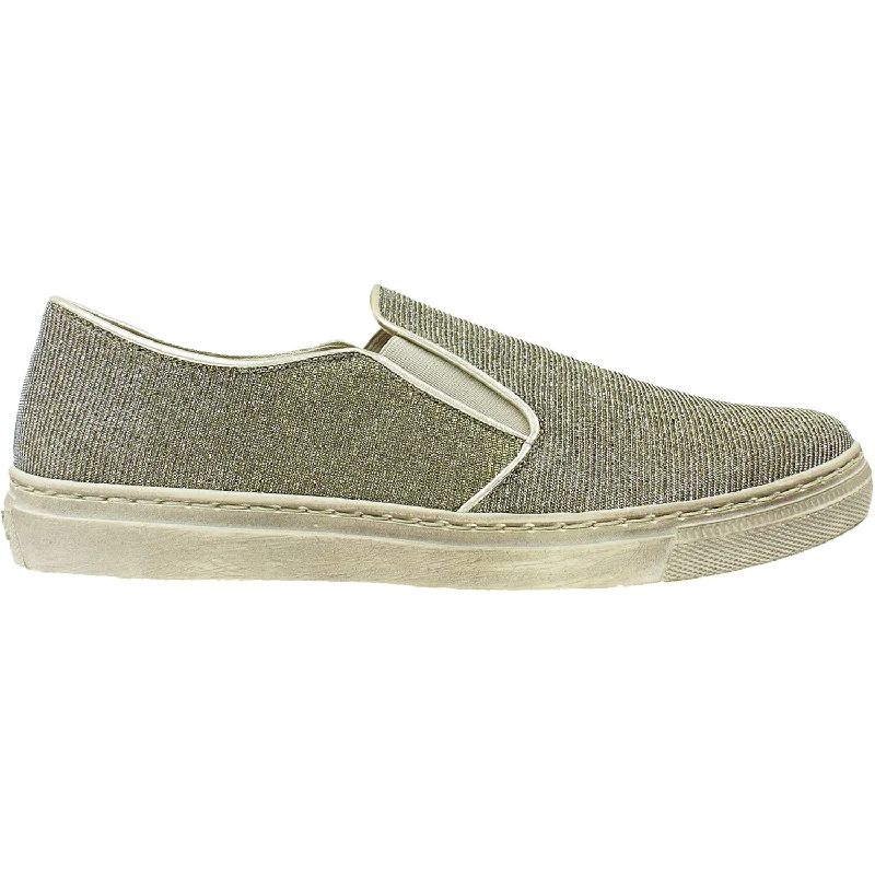 Easy-On Casual Shoes-Casual shoes with elegant sole-Women's Gabor 3.352.62 Platinum/Light Gold Textile