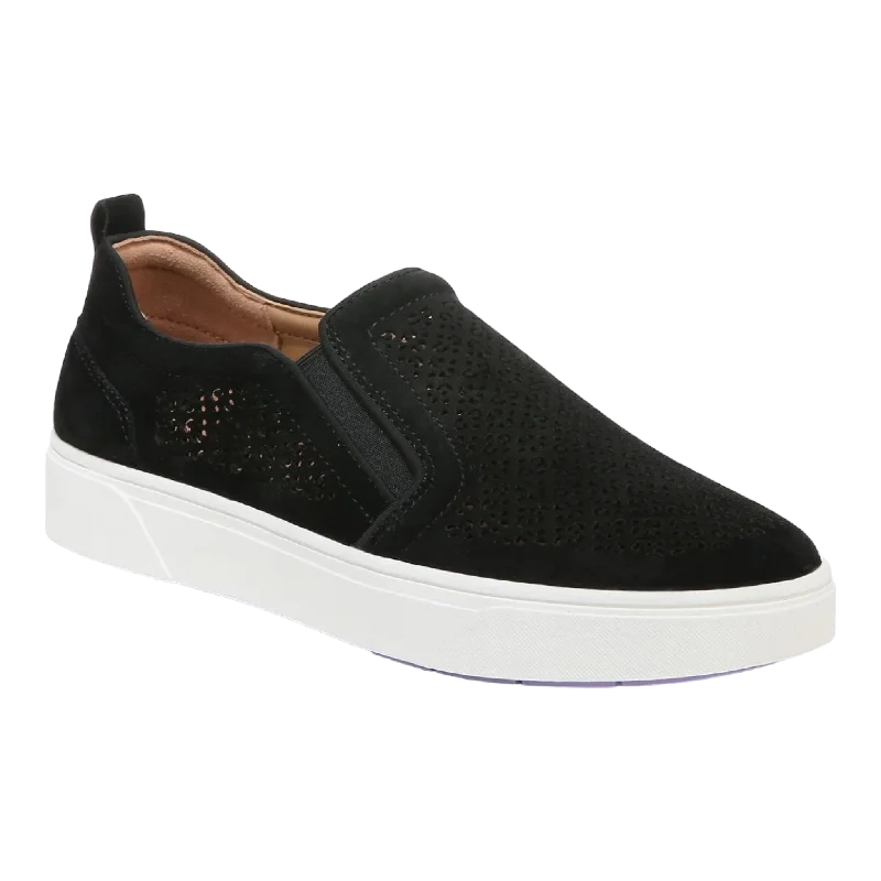 Athletic Shoes black-Athletic Shoes Vegan Leather-Kimmie Perf Sneaker