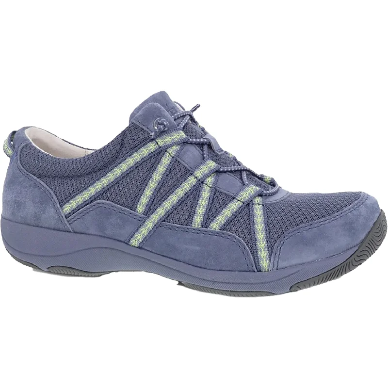 BBQ Casual Shoes-Casual shoes with luxury design-Women's Dansko Harlyn Blue Suede