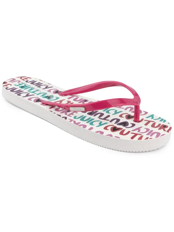 Sandals-for-instagrammersSandals for Active Style-Zamia Womens Printed Slip On Flip-Flops