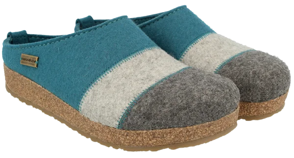 HAFLINGER LINES TURQUOISE WOMEN'S