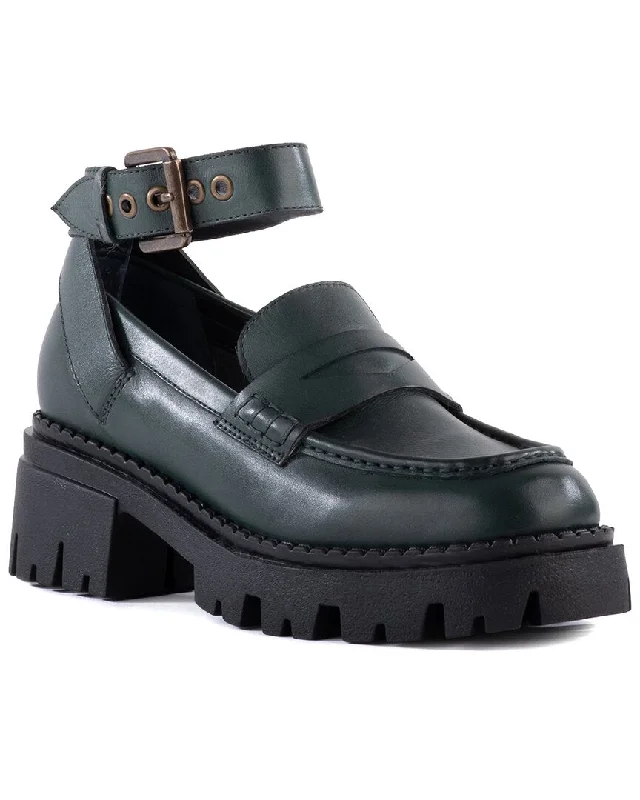 Loafers retro design-Loafers for athleisure wear-Seychelles Not The One Leather Loafer