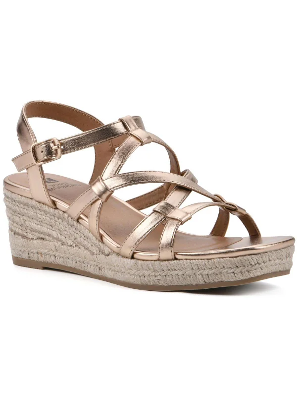 Sandals-for-festivalsSandals with Everyday Comfort-Swayze Womens Gladiator Square Open Toe Espadrilles