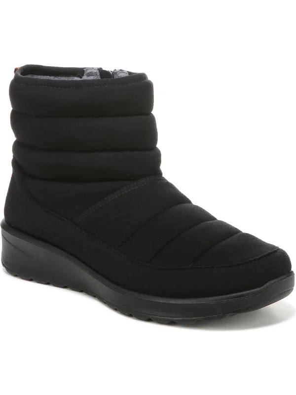 Free-Shipping Ankle Boots-Glacier Womens Side Zip Fabric Ankle Boots